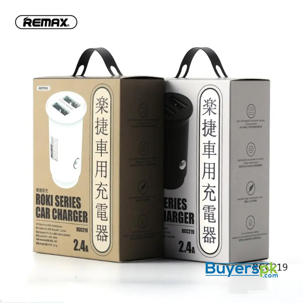 REMAX ROKI SERIES CAR CHARGER RCC219 - Headset REMAX ROKI SERIES CAR CHARGER RCC219 - Headset